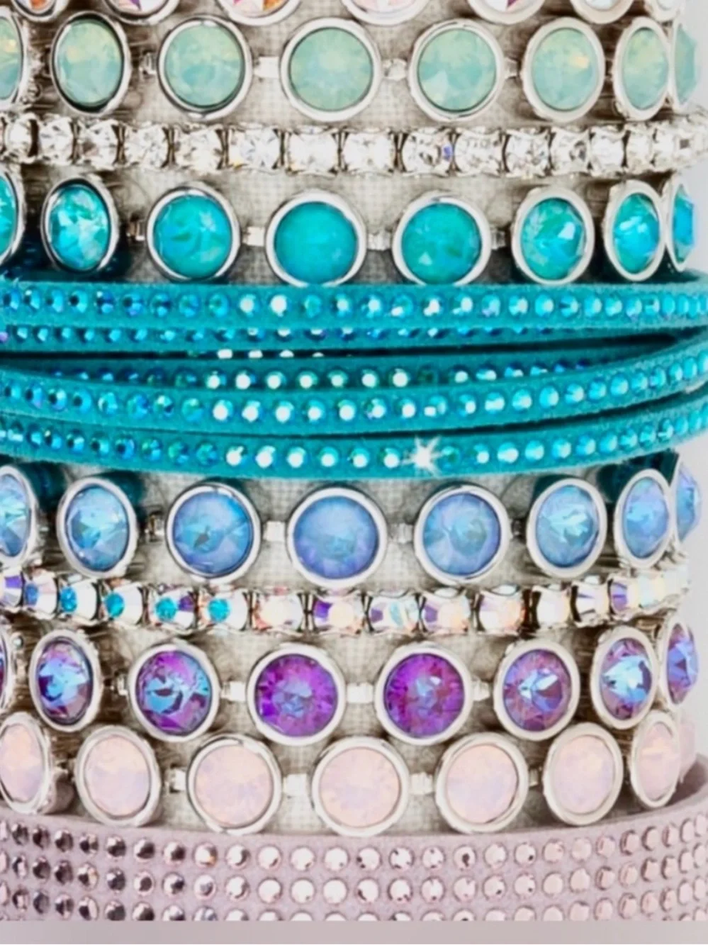 💗Dusty Pink Delite Ice bracelet ~ Touchstone Crystal by Swarovski🌸 - Picture 9 of 13